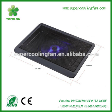 Promotional 14'' 15.4'' Laptop cooler pad Desk Notobook high flow cooling pad